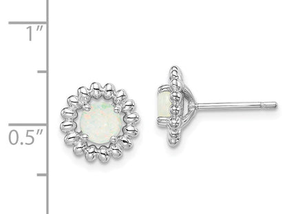 Sterling Silver Earrings Style QE14495OCT - Classique Jewelry Inc.