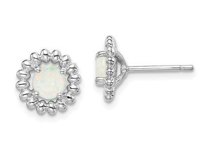 Sterling Silver Earrings Style QE14495OCT - Classique Jewelry Inc.