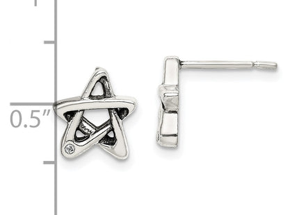 Sterling Silver Earrings Style QE14508 - Classique Jewelry Inc.