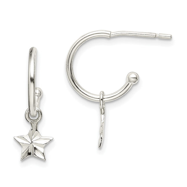 Sterling Silver Earrings Style QE14512 - Classique Jewelry Inc.