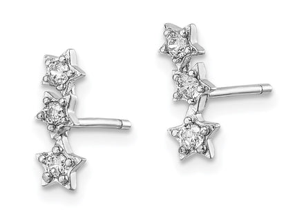 Sterling Silver Earrings Style QE14522 - Classique Jewelry Inc.