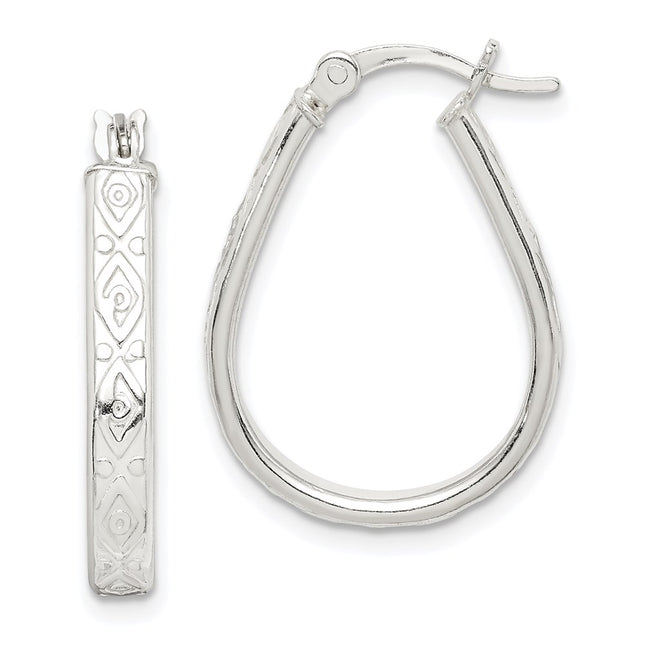 Sterling Silver Earrings Style QE14547 - Classique Jewelry Inc.