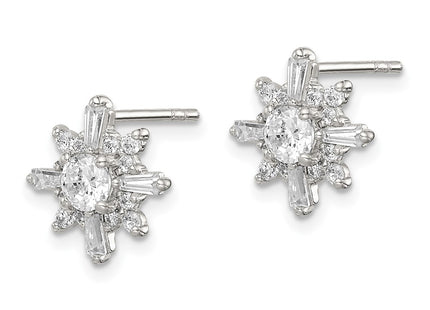 Sterling Silver Earrings Style QE14566 - Classique Jewelry Inc.