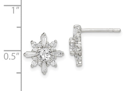 Sterling Silver Earrings Style QE14566 - Classique Jewelry Inc.