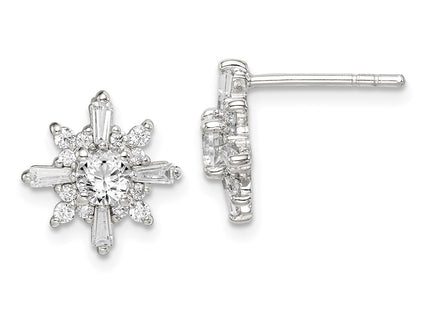 Sterling Silver Earrings Style QE14566 - Classique Jewelry Inc.