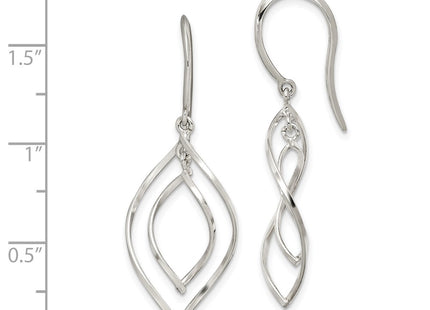 Sterling Silver Earrings Style QE14580 - Classique Jewelry Inc.