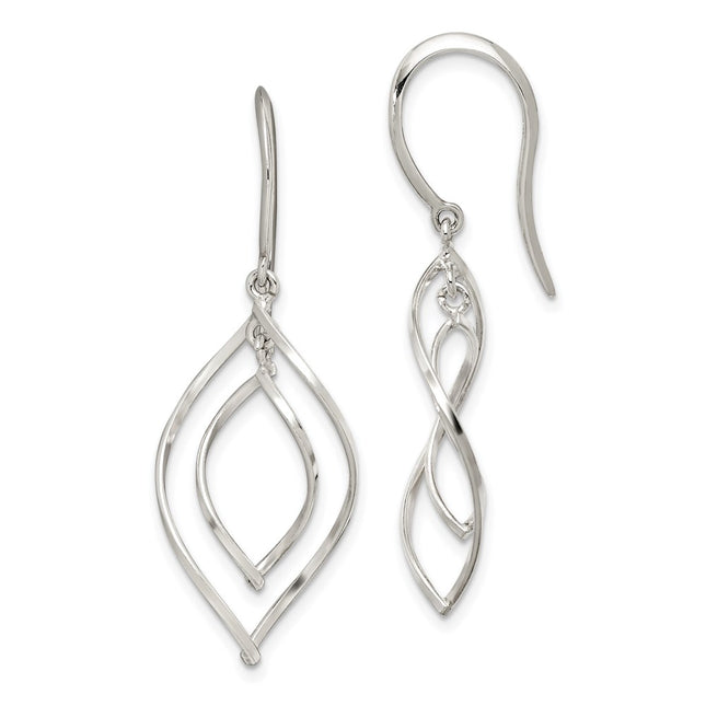 Sterling Silver Earrings Style QE14580 - Classique Jewelry Inc.