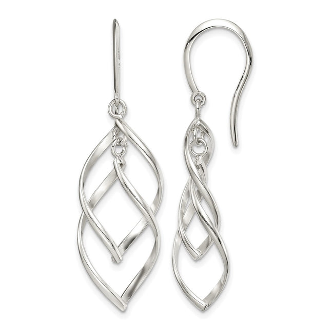 Sterling silver drop earrings