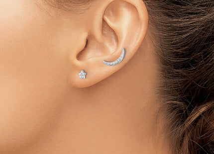 Sterling Silver Earrings Style QE14614 - Classique Jewelry Inc.