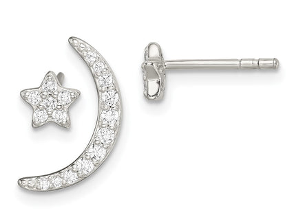 Sterling Silver Earrings Style QE14614 - Classique Jewelry Inc.