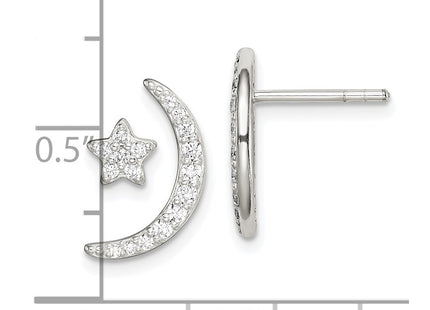 Sterling Silver Earrings Style QE14614 - Classique Jewelry Inc.