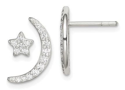 Sterling Silver Earrings Style QE14614 - Classique Jewelry Inc.