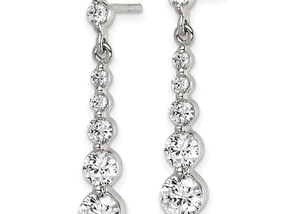 Sterling Silver Earrings Style QE14617 - Classique Jewelry Inc.