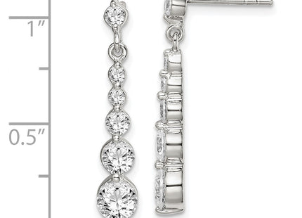 Sterling Silver Earrings Style QE14617 - Classique Jewelry Inc.