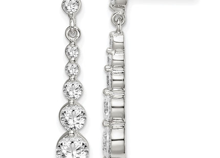 Sterling Silver Earrings Style QE14617 - Classique Jewelry Inc.