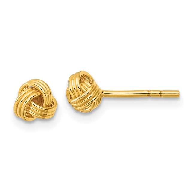 SS/Gold Plated Earrings Style QE14620GP - Classique Jewelry Inc.