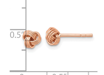 SS/Rose Plated Earrings Style QE14620RP - Classique Jewelry Inc.