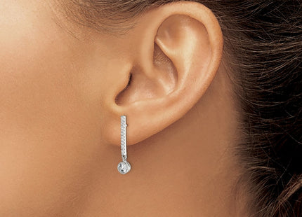 Sterling Silver Earrings Style QE14634 - Classique Jewelry Inc.