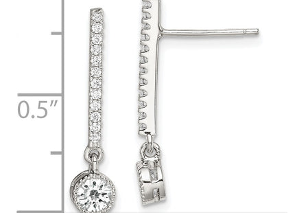 Sterling Silver Earrings Style QE14634 - Classique Jewelry Inc.