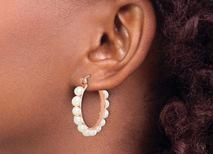 SS/Gold Plated Earrings Style QE14648 - Classique Jewelry Inc.