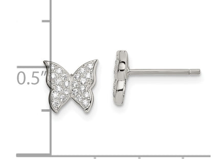 Sterling Silver Earrings Style QE14652 - Classique Jewelry Inc.