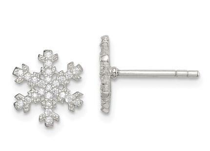 Sterling Silver Earrings Style QE14653 - Classique Jewelry Inc.