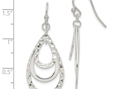 Sterling Silver Earrings Style QE14666 - Classique Jewelry Inc.