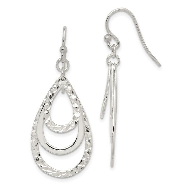 Sterling Silver Earrings Style QE14666 - Classique Jewelry Inc.