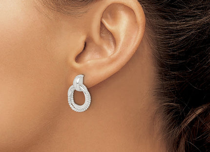 Sterling Silver Earrings Style QE14688 - Classique Jewelry Inc.