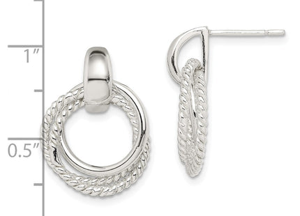 Sterling Silver Earrings Style QE14688 - Classique Jewelry Inc.