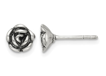 Sterling silver flower earrings