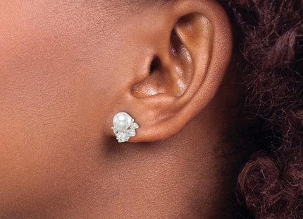 Sterling Silver Earrings Style QE14715 - Classique Jewelry Inc.