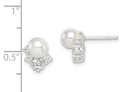 Sterling Silver Earrings Style QE14715 - Classique Jewelry Inc.