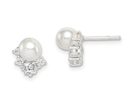 Sterling Silver Earrings Style QE14715 - Classique Jewelry Inc.