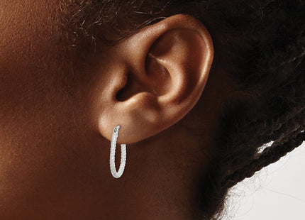 Sterling Silver Earrings Style QE14738 - Classique Jewelry Inc.