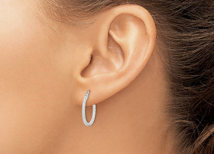 Sterling Silver Earrings Style QE14739 - Classique Jewelry Inc.