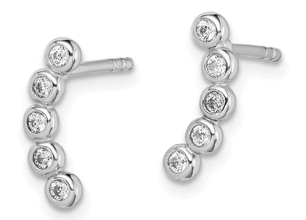Sterling Silver Earrings Style QE14758 - Classique Jewelry Inc.