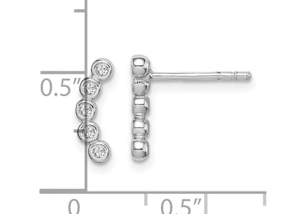 Sterling Silver Earrings Style QE14758 - Classique Jewelry Inc.