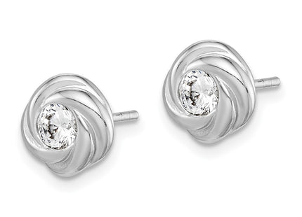 Sterling Silver Earrings Style QE14760 - Classique Jewelry Inc.