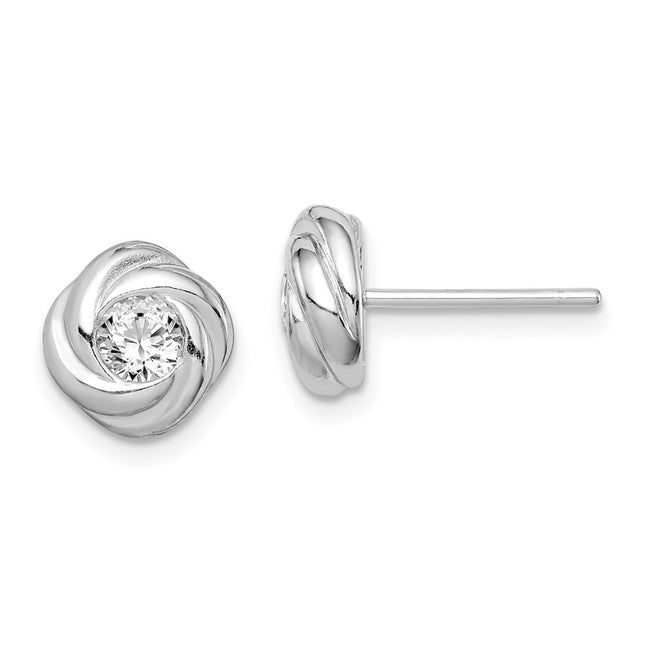 Sterling Silver Earrings Style QE14760 - Classique Jewelry Inc.