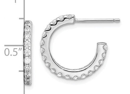 Sterling Silver Earrings Style QE14767 - Classique Jewelry Inc.