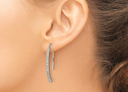 Sterling Silver Earrings Style QE14773 - Classique Jewelry Inc.