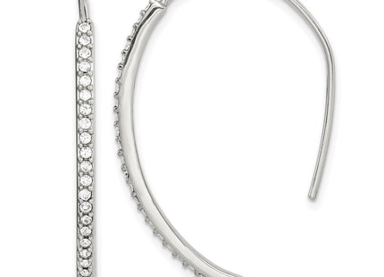 Sterling Silver Earrings Style QE14773 - Classique Jewelry Inc.