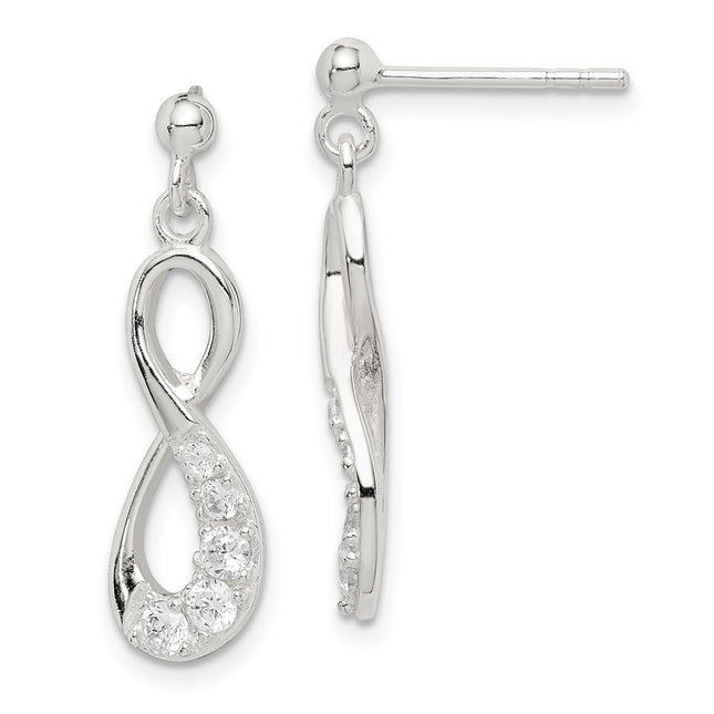 Sterling Silver Earrings Style QE14777 - Classique Jewelry Inc.