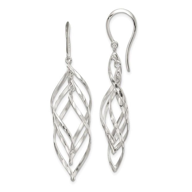Sterling Silver Earrings Style QE14807 - Classique Jewelry Inc.