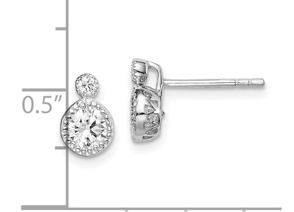 Sterling Silver Earrings Style QE14818 - Classique Jewelry Inc.