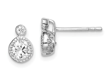 Sterling Silver Earrings Style QE14818 - Classique Jewelry Inc.