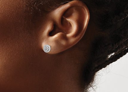 Sterling Silver Earrings Style QE14876 - Classique Jewelry Inc.