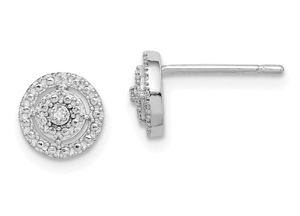 Sterling Silver Earrings Style QE14876 - Classique Jewelry Inc.