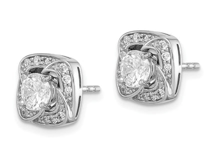 Sterling Silver Earrings Style QE14878 - Classique Jewelry Inc.